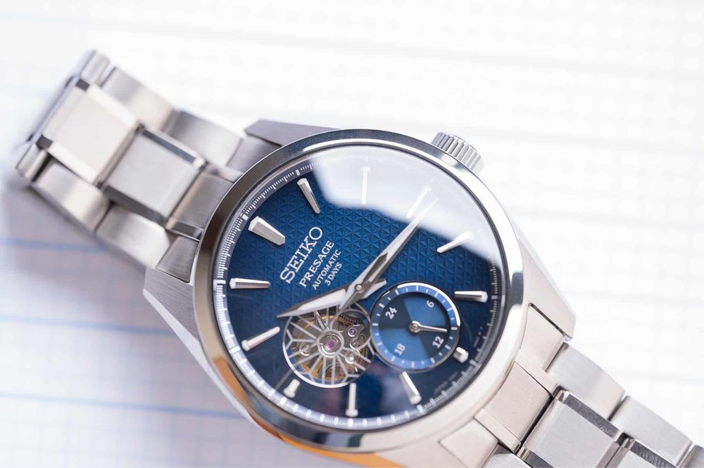 Seiko SPB417J1 Presage Sharp Edged Automatic Open Heart