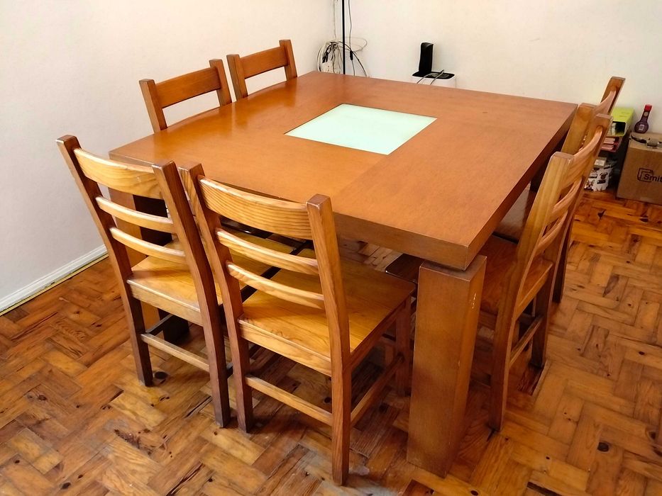 Mesa Sala de Jantar + 6 Cadeiras