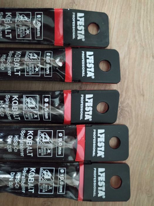 Wiertła kobaltowe Festa din 338