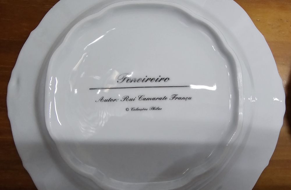 Coleção pratos L'Heure Royale - Rainha D. Maria II