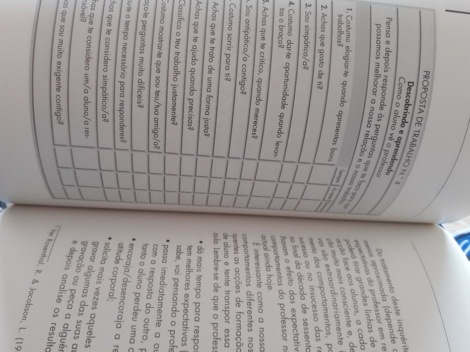 Comportamentos e estratégias de atuação na sala de aula