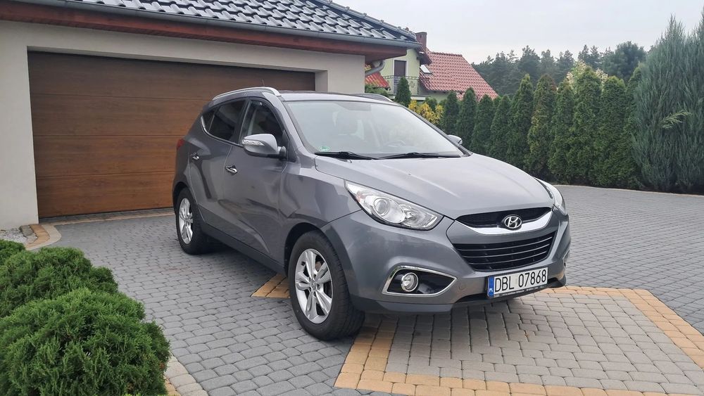 Hyundai ix35 2.0 CRDi 184KM 4WD Automat Klima Kamera Navi Skóry PDC 4xGrzaneFot