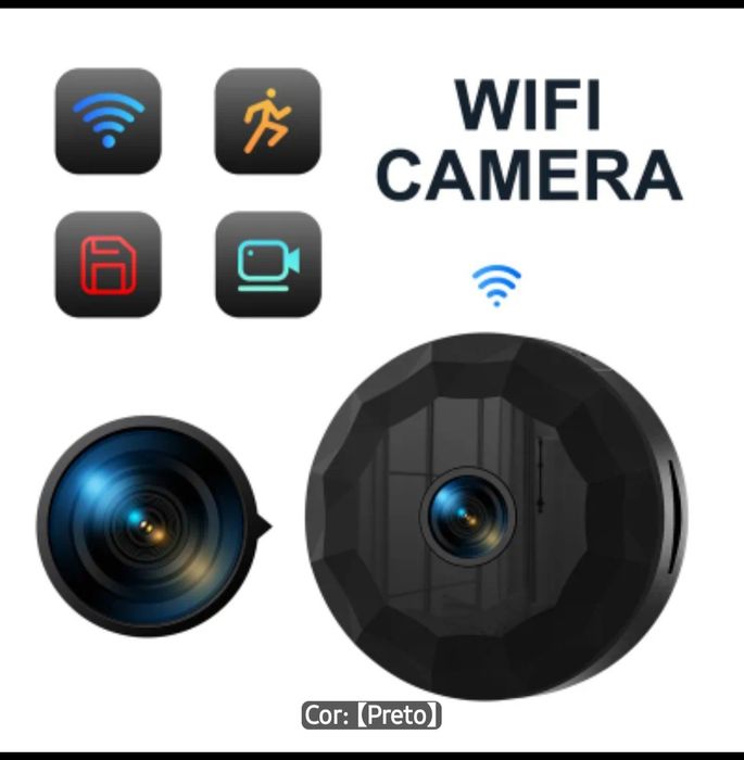 Mini camera de vigilância, segurança e protecção da sua casa