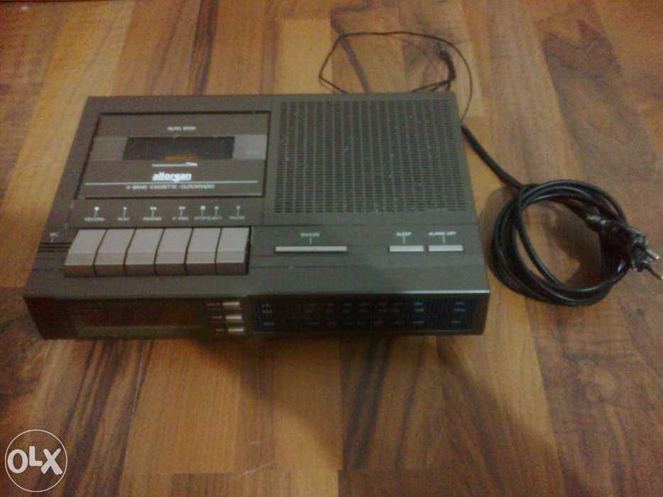 Aparelho Radio,Cassetes,Relogio+Despertador