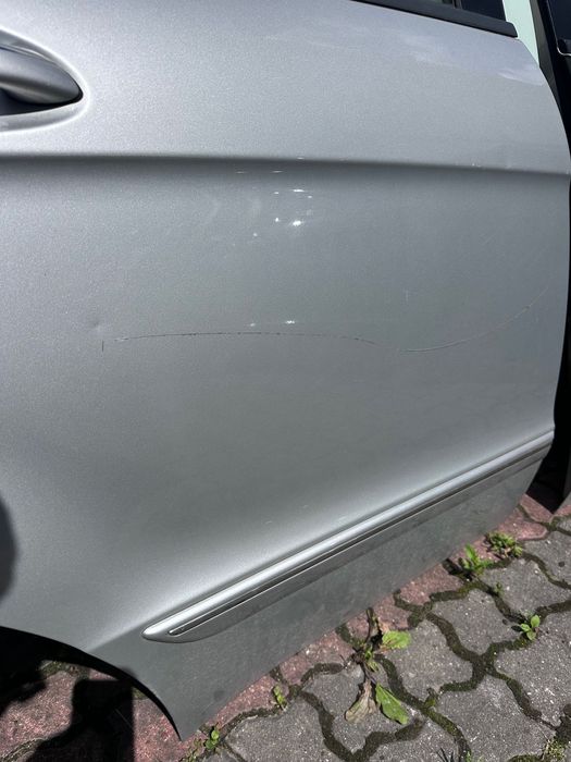 Mercedes A klasa w169 DRZWI prawa strona tył srebrne lakier 761 zdrowe bez rdzy! części