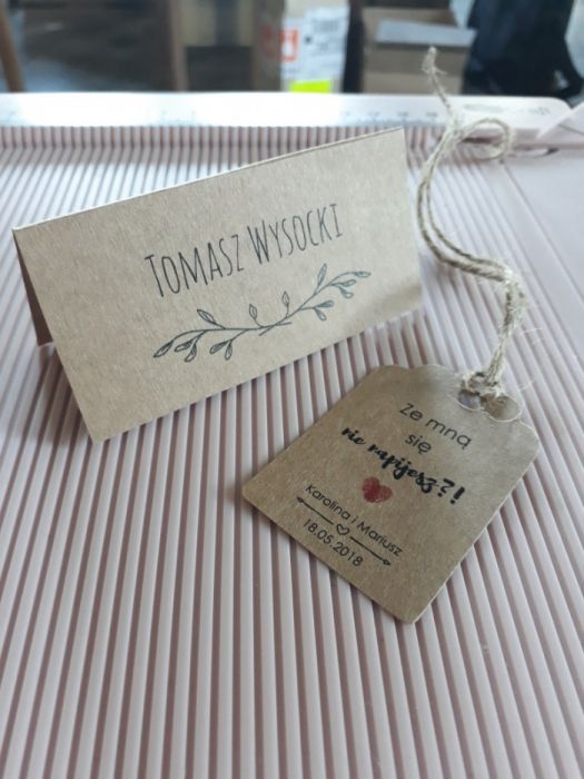 Winietki kolorystyka dowolna