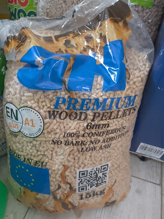 Pellet pelet A1 6mm certyfikat a1 en plus din plus