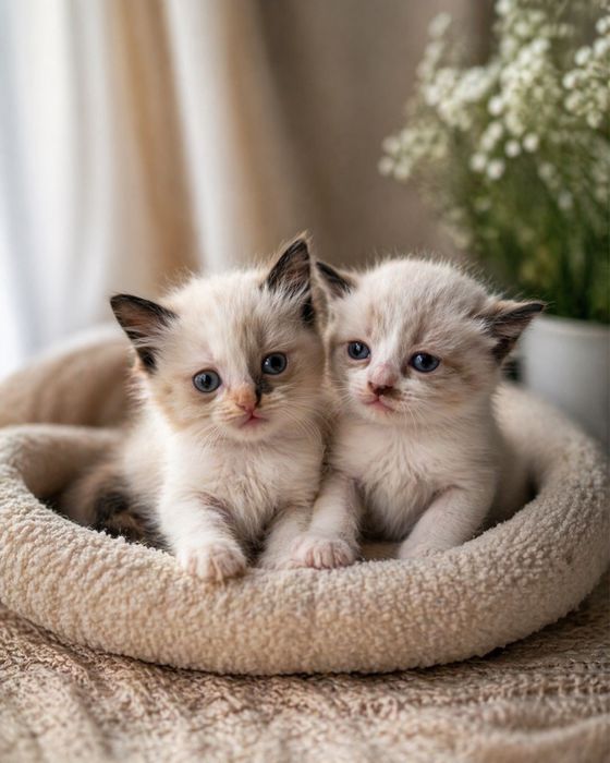 Рэгдолл кошеня очень красивые котята