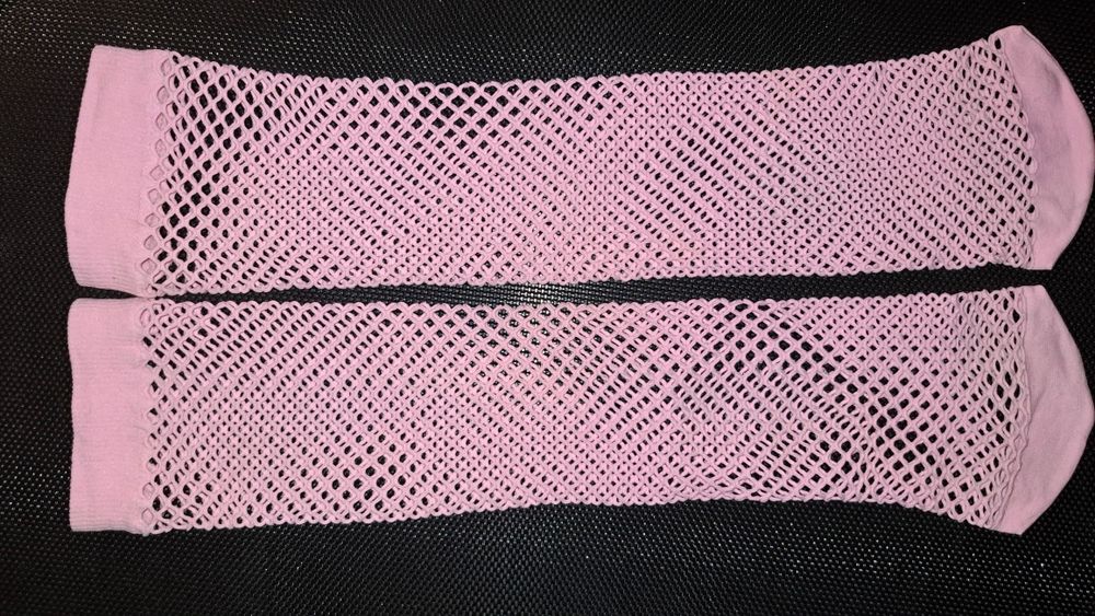 Гольфи високі гетри в сітку середню рожеві
