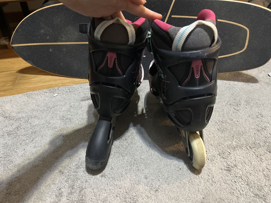 Patins inline oxelo com proteções