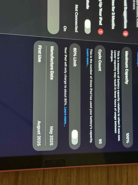 Ipad 11 gen. 128GB 100% kondycja baterii