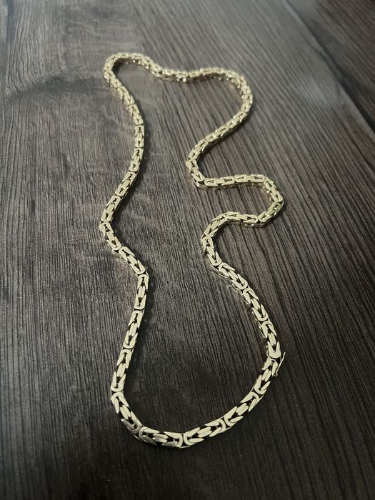 Złoty łańcuszek / łańcuch splot królewski / król 585 81,62g 62cm