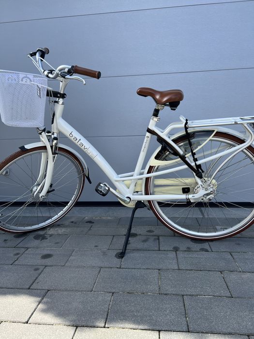 Rower miejski biały