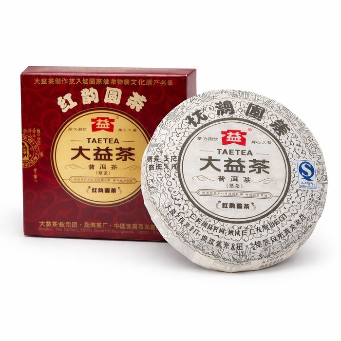 Китайський чай Шу Пуер TAETEA “Червона мелодія” (Hong Yun), 2012 100г
