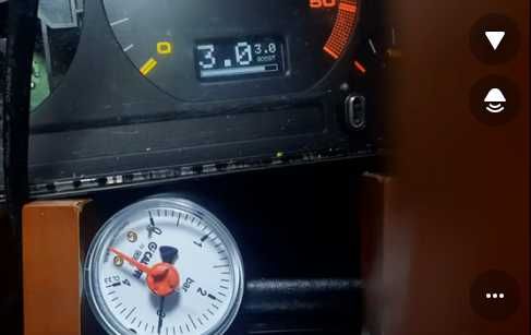 Manômetro pressão turbo digital com controlador de nitro gaz NoS 5.8bar