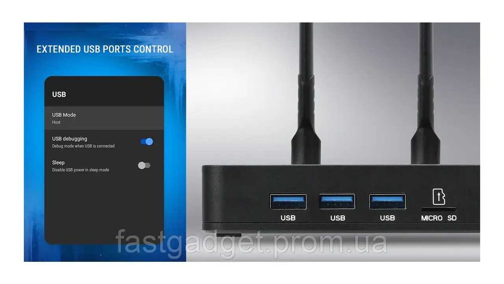 Android TV приставка Ugoos AM9 smart TV box, Android 14, Amlogic S905X