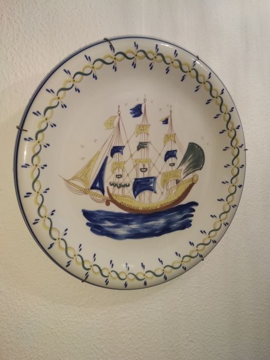 Prato decorativo louça de Viana