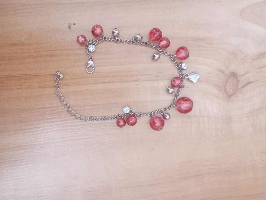 bransoletka z kryształkami