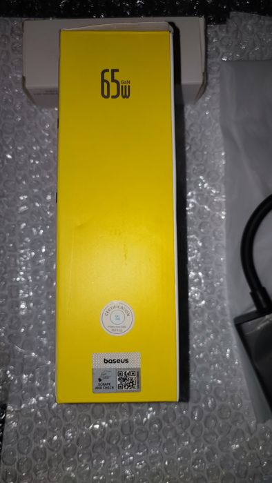 Ładowarka sieciowa Baseus PSZM000901 GaN3 Pro 2x USB + 2xUSB-C + AC, 6