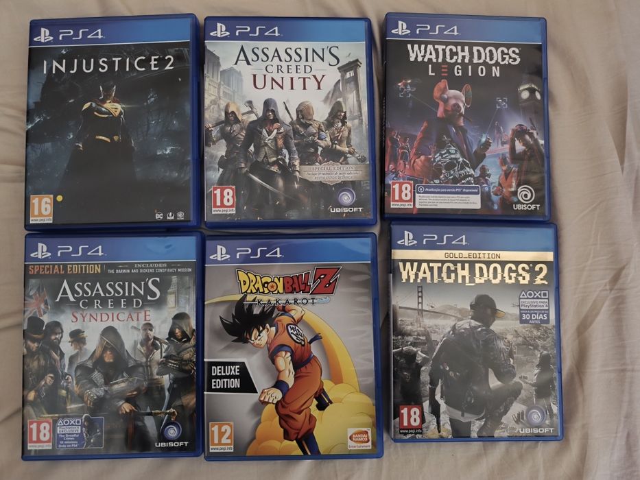 Vendo jogos PS4 usados
