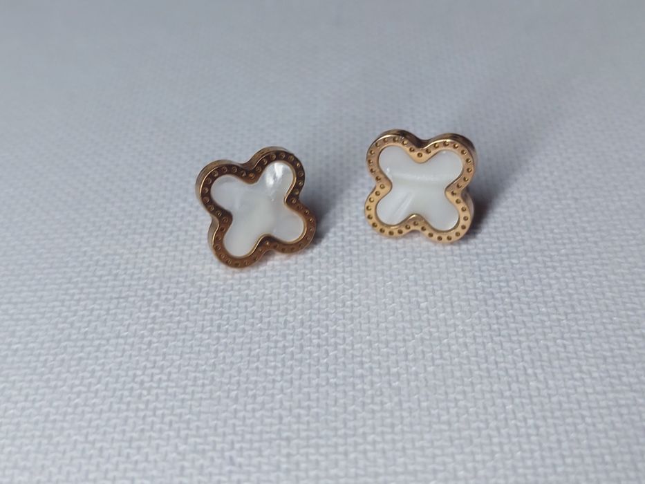 Сережки. Van Cleef Набор украшений, клевер