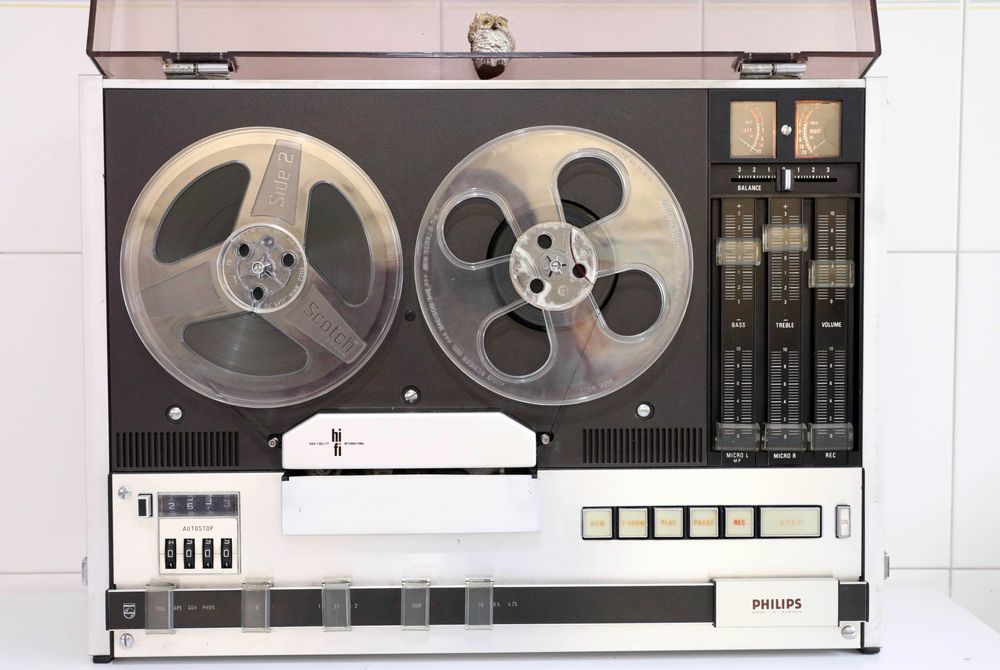 Philips Gravador de Bobines Reel to Reel.