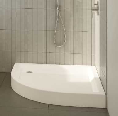 Brodzik półokrągły 100x100x14 80 kwadratowy półokrągły NOWE wysokie ni