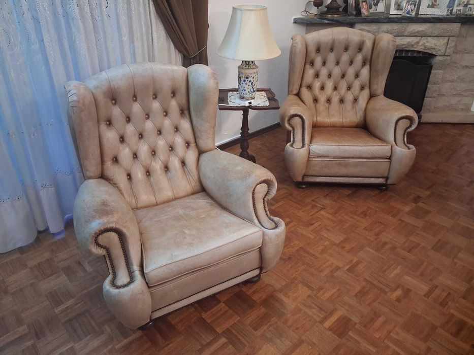 Conjunto sofas vintage