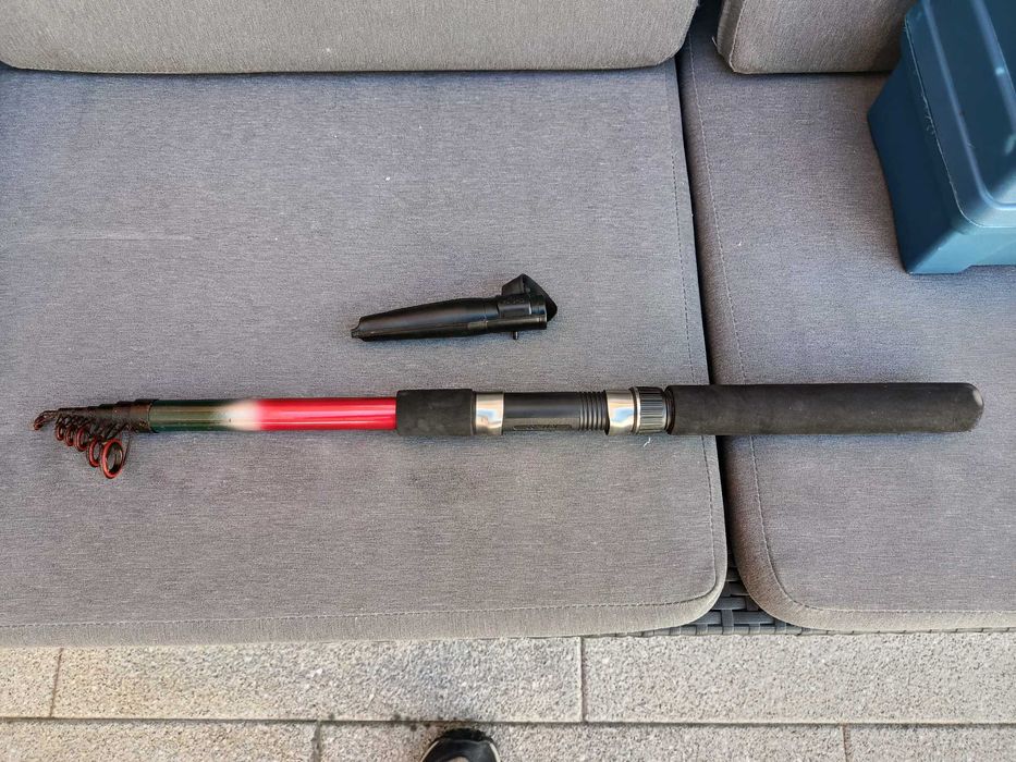 Kit Cana Pesca Peq. + Carreto + Caixa + Acessórios