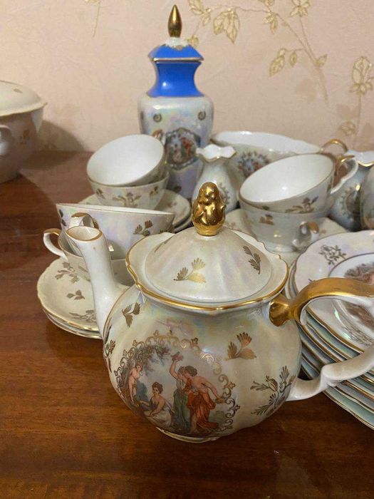 чайний сервіз Мадонна ГДР на 6 персон з тарілочками