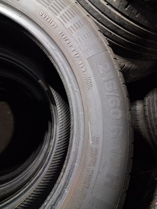 215/60 17 Continental Conti Eco 5 шини б/у літо Комплект