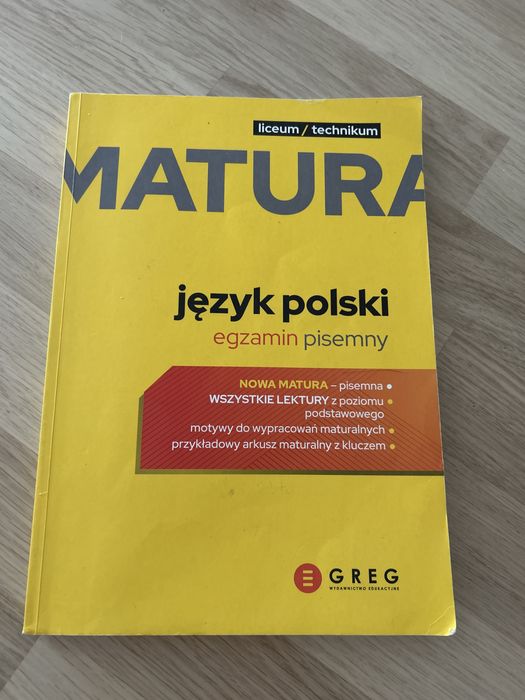 Greg Matura język polski egzamin pisemny