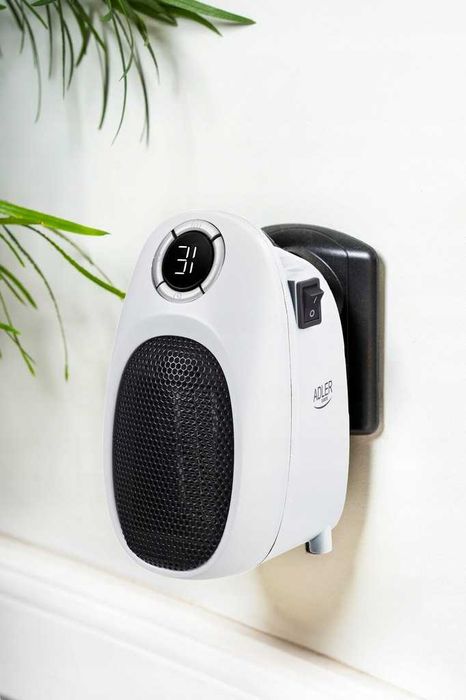 Mini grzejnik elektryczny farelka ogrzewacz timer regulacja