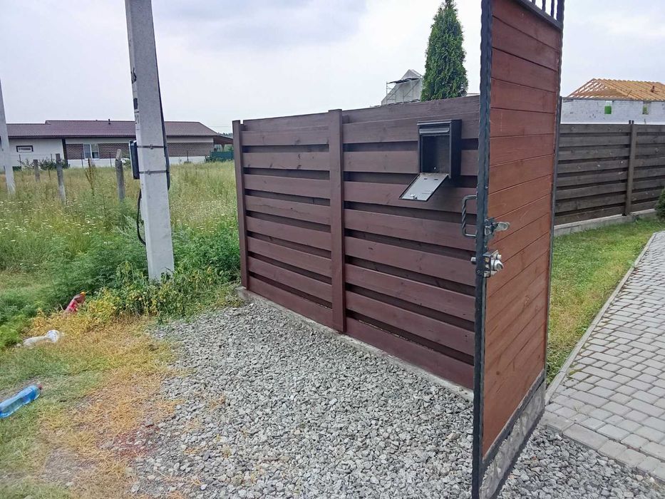 Паркан,ворота,калітки,забор,покраска  під ключ ,металопрофіль