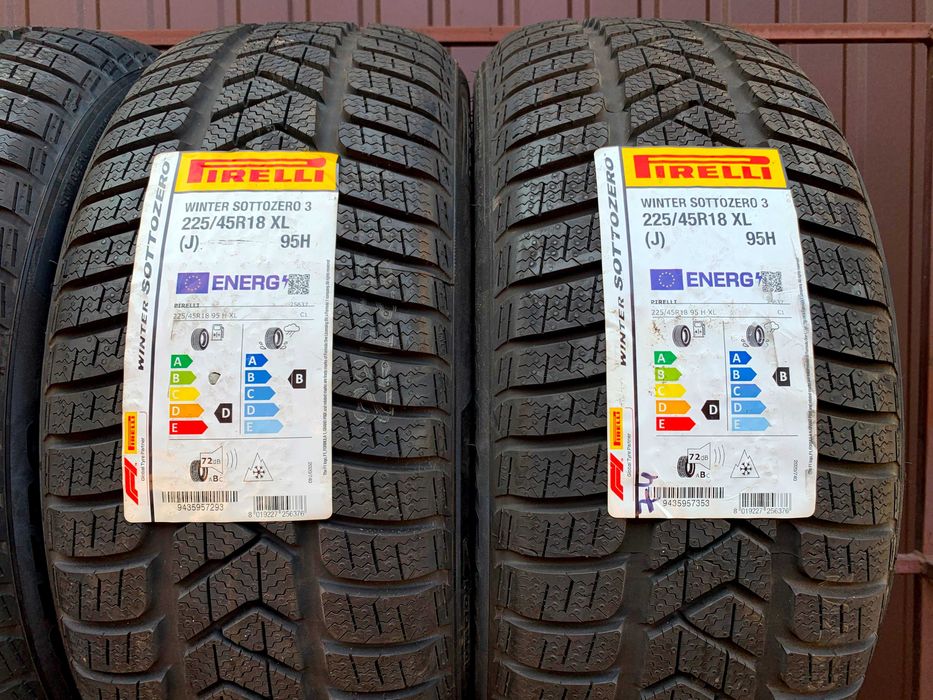225/45 R18 95H Pirelli Winter Sottozero 3 / Нові зимові шини