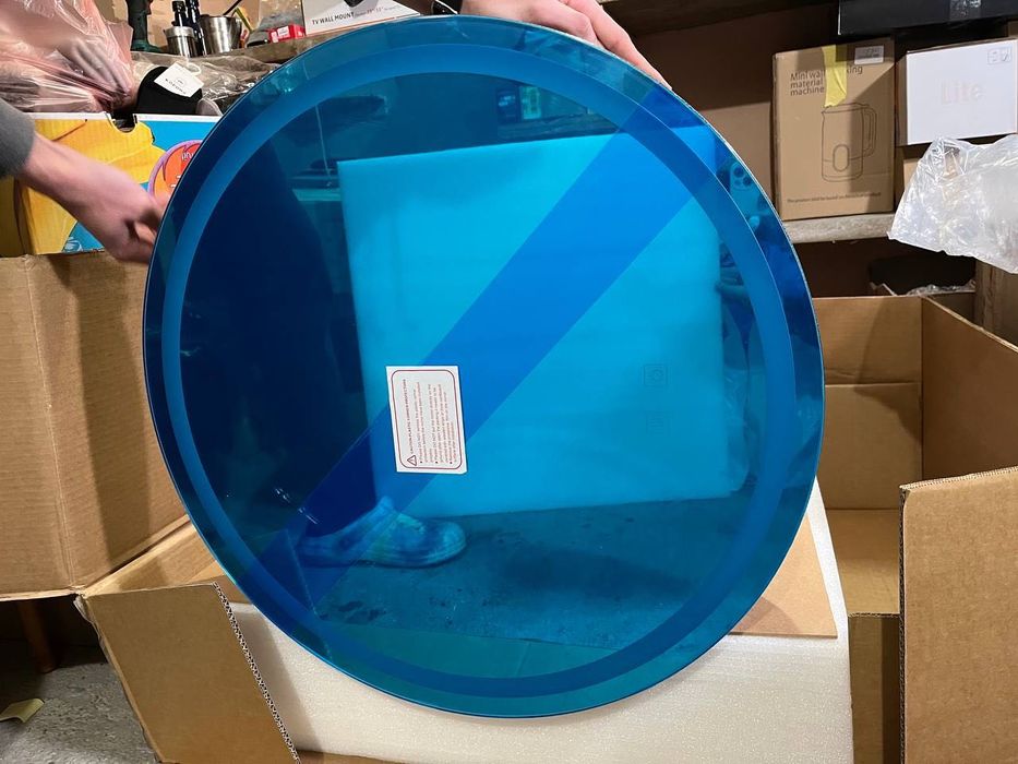 Зеркало у ванну кімнату із підсвіткою і підігрівом. Нове