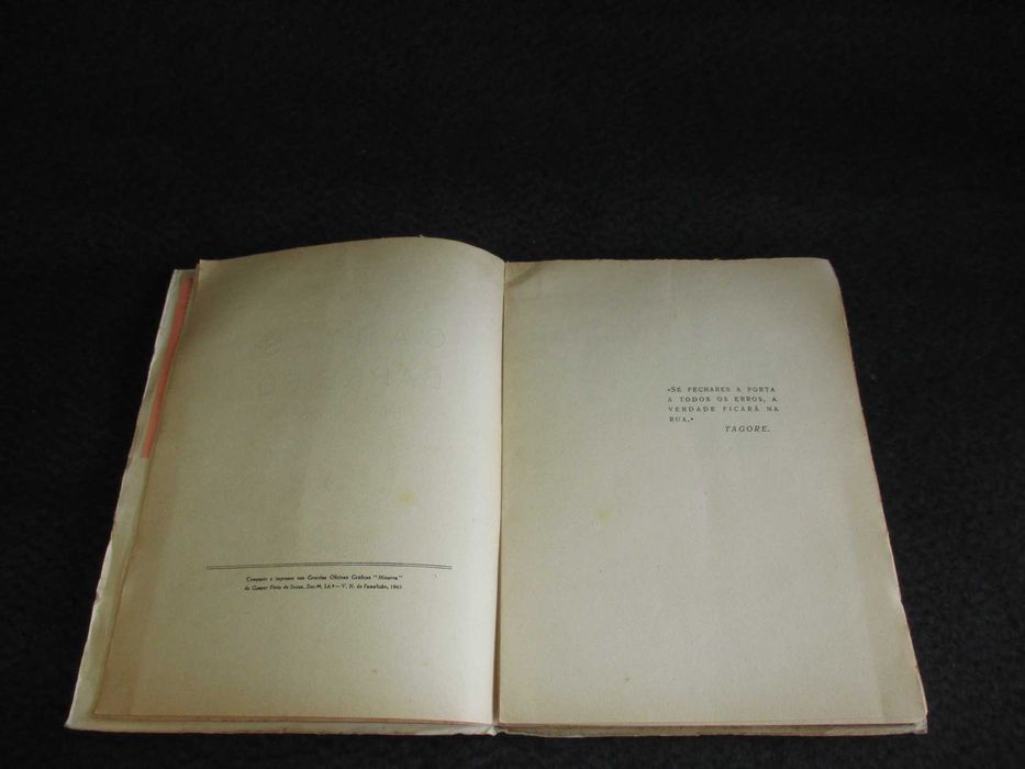 Livro Cartas do Barreiro Mário Mota 1945