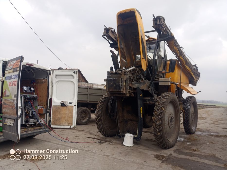 Mobilny serwis klimatyzacji ciągniki kombajny