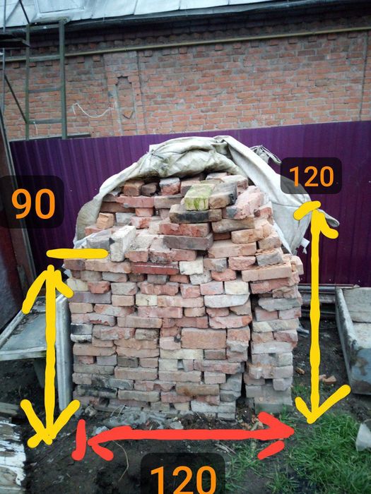 Саманний (глиняний) кірпіч, розмокальний — дешево, самовивіз