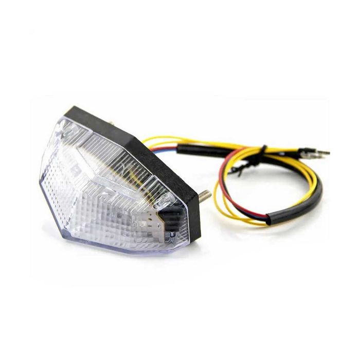 Farolim Traseiro LED para Moto - 11 LED Multifuncional Pisca Integrado