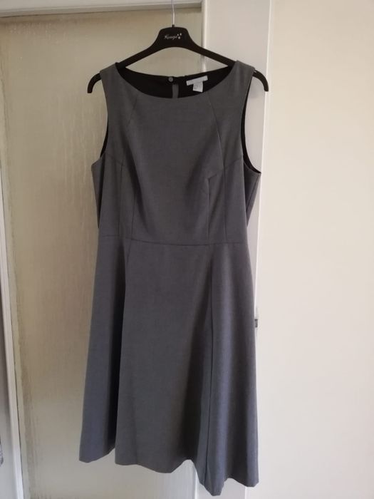 Sukienka, bezrękawnik office H&M, r. 44