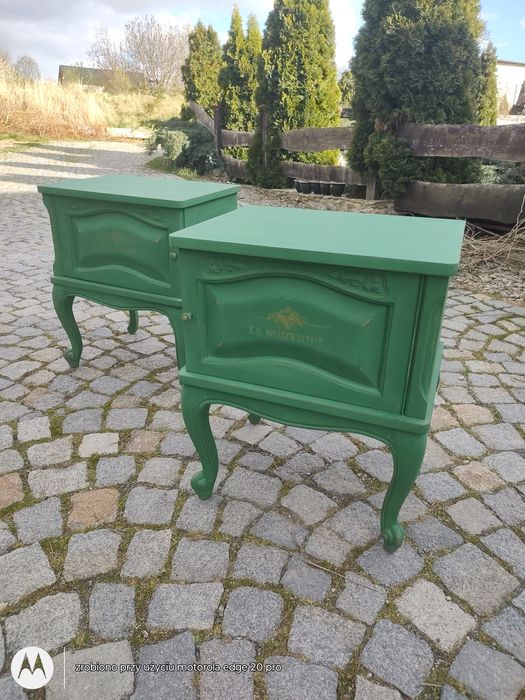 Szafki nocne,nakastlik , komplet ludwik