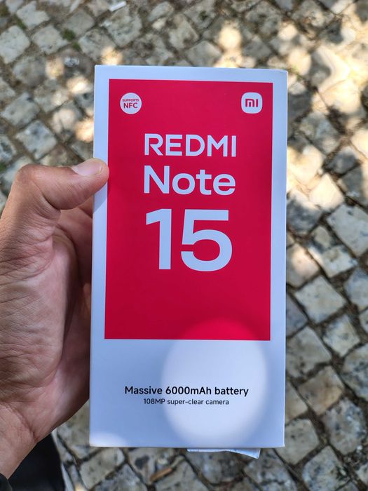 Redmi Note 15 with accessories