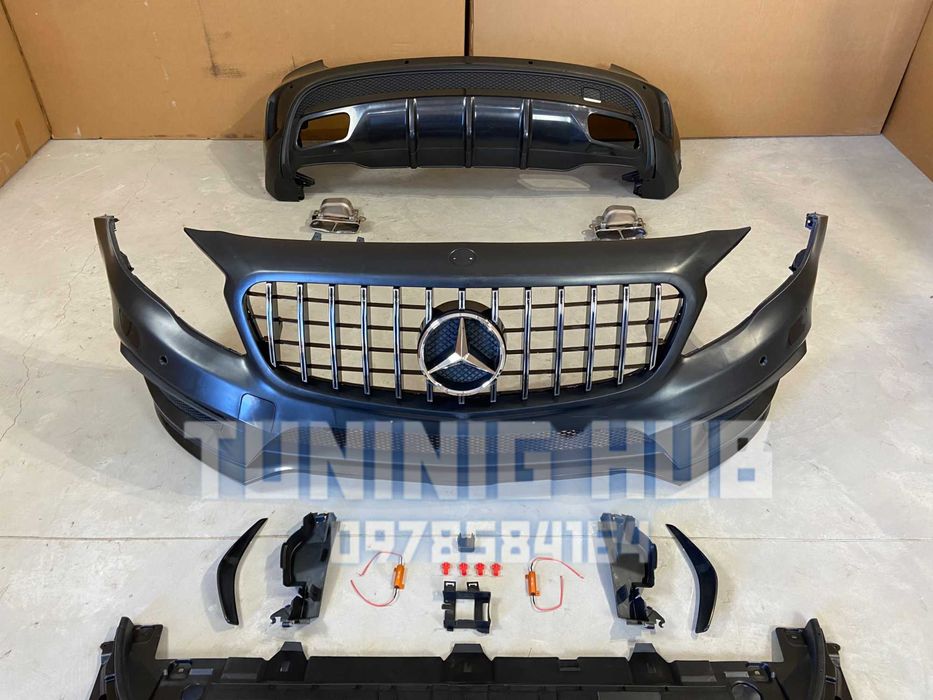 обвес mercedes GLA-Class X156 13-19 AMG45 комплект мерседес амг гла