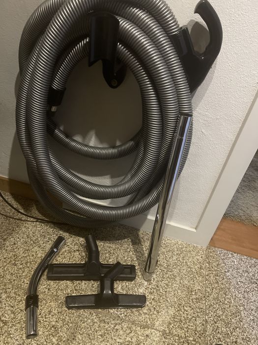 Sistema aspiracao central , maquina, mangueira escovas