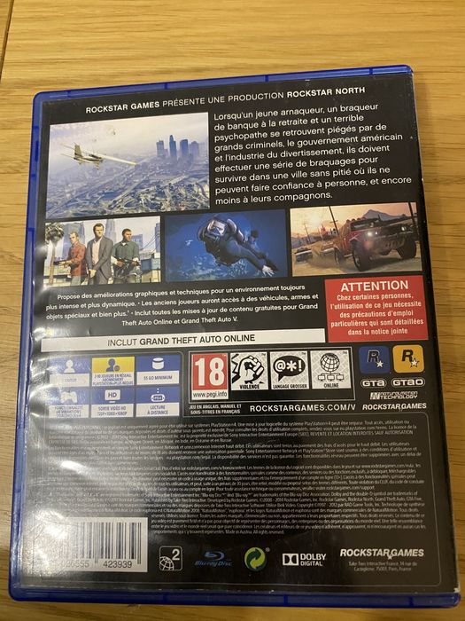 Grand theft auto v ps4/ps5