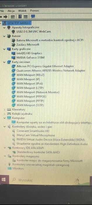 Asus K52J - 15,6 cala -Core i3 4 x 2,26 GHz -6GB Ram -500GB SSD -Win10