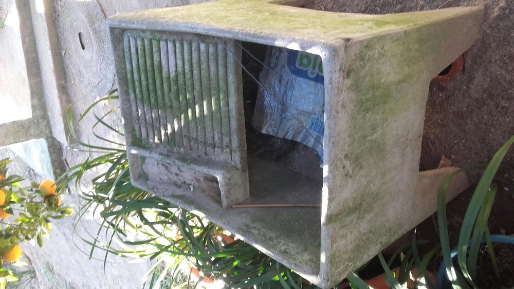 Tanque cimento usado