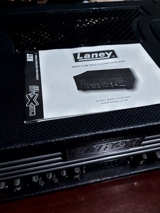 Lampowy wzmacniacz do gitary basowej LANEY NEXUS TUBE + kolumny
