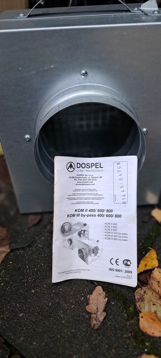 Dmuchawa i Filtr do kominka